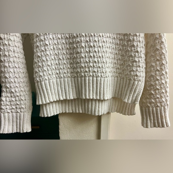 A NEW DAY Cozy White Knit Oversized Sweater - Picture 12 of 15